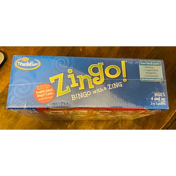 ThinkFun ZINGO! Bingo with a Zing Board Game NEW - Picture 4 of 4